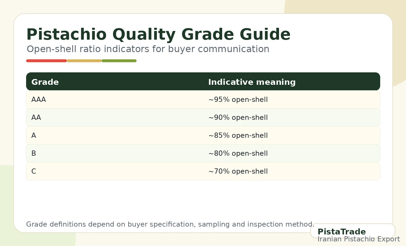 Quality grades